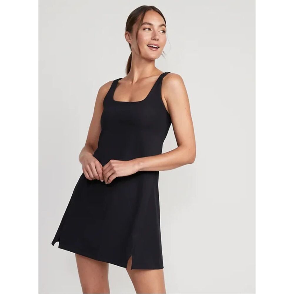 Old Navy PowerSoft Athletic Dress Black | NWT | Size Small